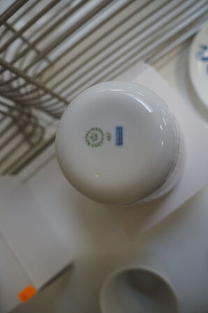 Krus ROYAL COPENHAGEN HVID RIFLET