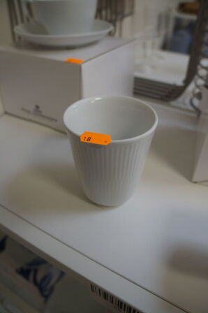 Krus ROYAL COPENHAGEN HVID RIFLET