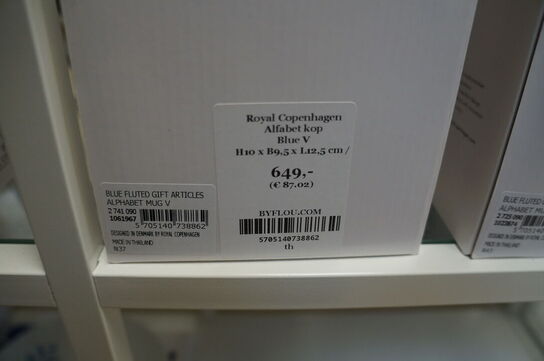 Kop ROYAL COPENHAGEN ALFABET V