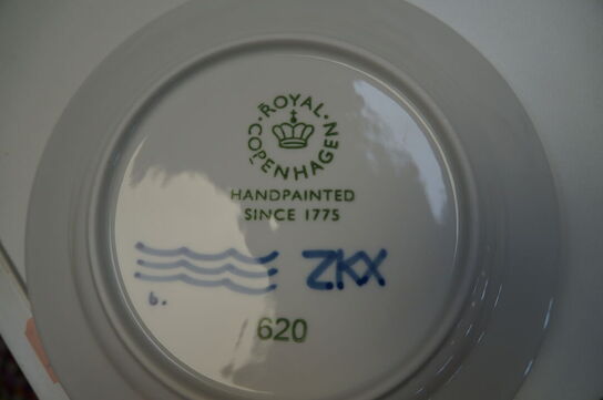 Tallerken ROYAL COPENHAGEN MEGA RIFLET