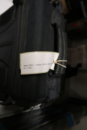 Kamerastaske med objektiver NIKON