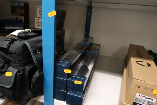 5 stk. kasser med kameraudstyr