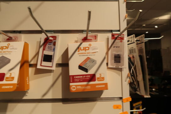 Div. Batterier til kameraer JUPIO m.fl.