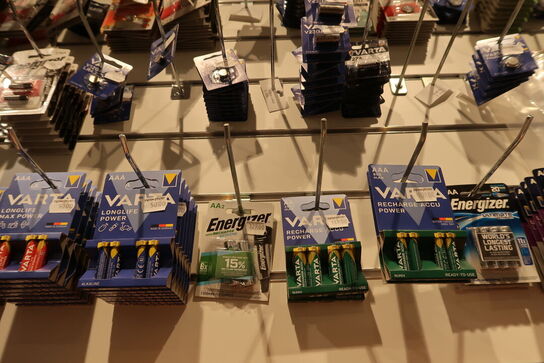 Div. Batterier VARTA m.fl.