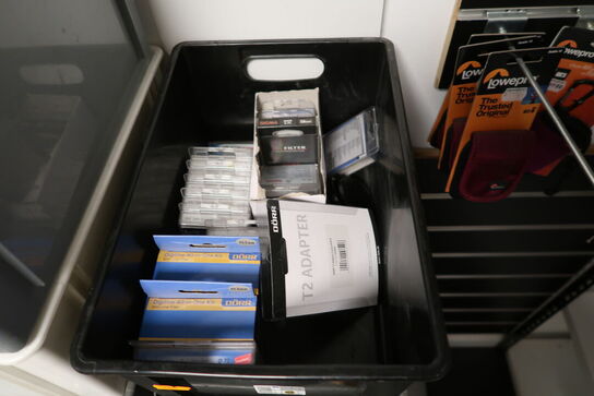 Div. Batterier, ladere og kameraudstyr