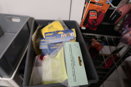 Div. Batterier, ladere og kameraudstyr