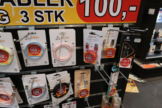 Div. Kabler samt gadgets til smartphone