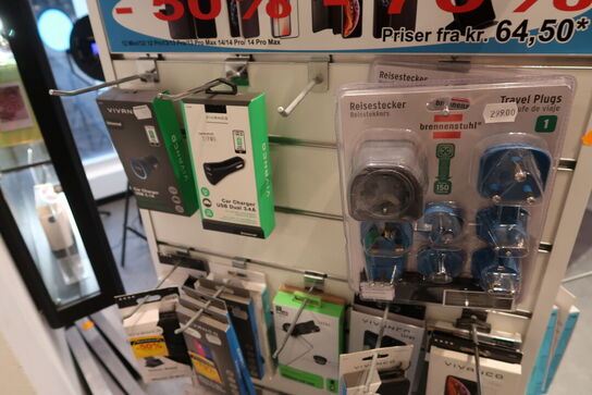 Div. Tilbehør til smartphones m.m.