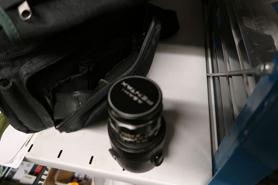 Kamerastaske med objektiver NIKON