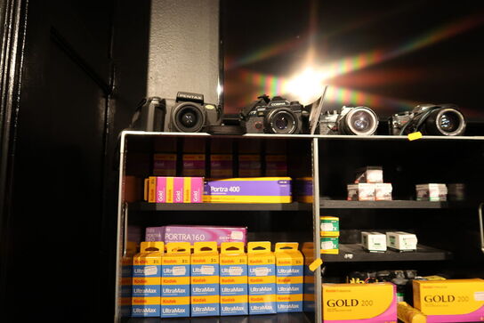 Div. Kameraer KONICA MINOLTA, RICOH, VIVITAR, COSINA m.m.