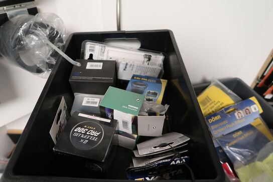 Div. Batterier, ladere og kameraudstyr