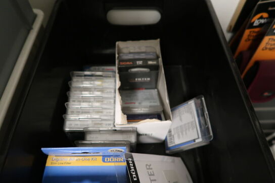 Div. Batterier, ladere og kameraudstyr