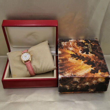 Rolex Lady-Datejust 18kt. Guld.