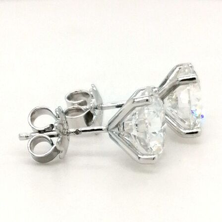 6,10 ct. solitære diamantørestikker (Lab fremstillet*) IGI