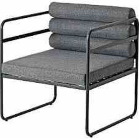 2 stk Silkeborg loungestole Antracit/grå 