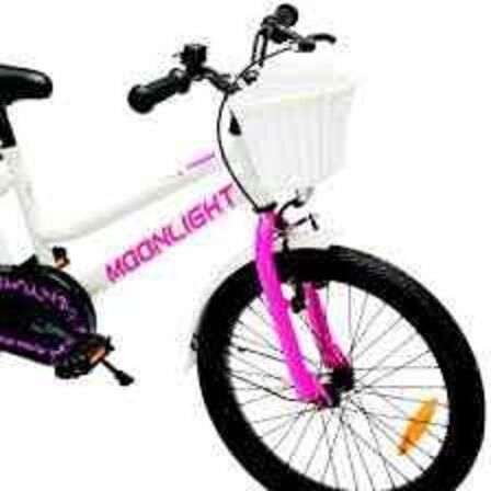 Puch Moonlight børnecykel 20"- hvid/pink 