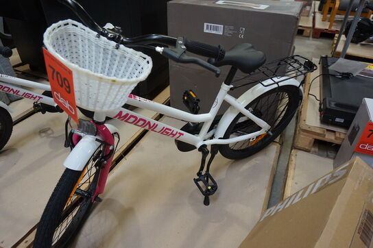 Puch Moonlight børnecykel 20"- hvid/pink 
