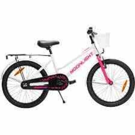 Puch Moonlight børnecykel 20"- hvid/pink 