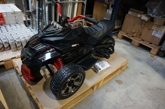 Beast Quad Elektrisk ATV til børn, 2x24V med gummihjul 