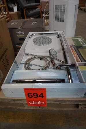 Bluerain showersæt m/termostat Krom 