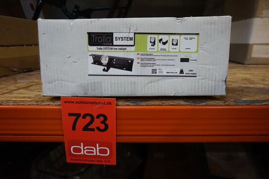 Trolla Kombi øjetræk / koblingskugle 50 mm på monteringsplade 