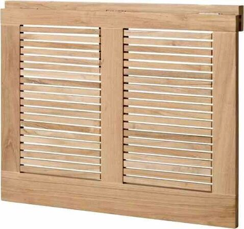 Cinas altanbord, teak, 65 x 51 cm 