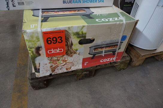 Cozze 17" pizzaovn til gas med pizzasten 8,0KW