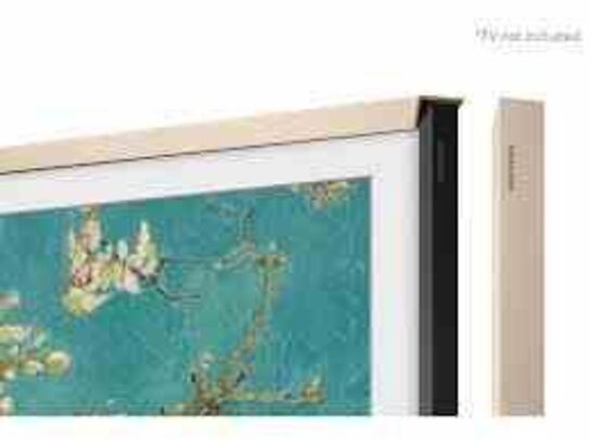 2 stk Samsung The Frame ramme 65" – sand guldfarvet 