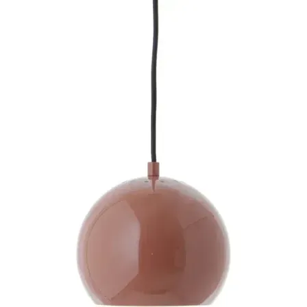 Frandsen ball pendel limited edition ø18 brown red glossy(ubrugt)