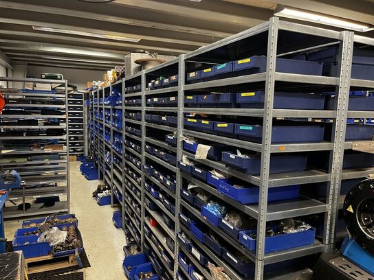 11 stk. stålreoler 200x94x43 CM.