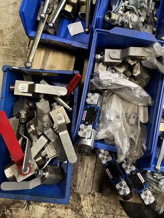 Div. Varelager til hydraulik