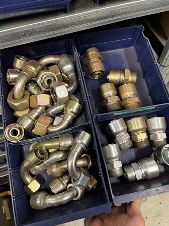 Div. Varelager til hydraulik