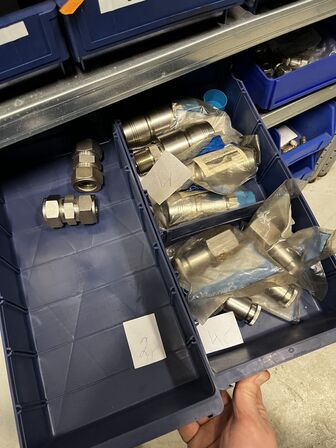 Div. Varelager til hydraulik