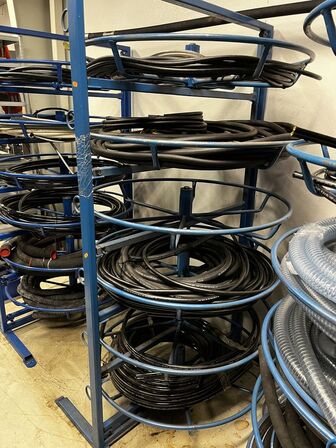 Stativ m. Hydraulikslanger