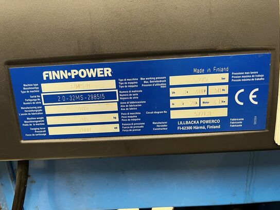 Slangepresser m. Bakker D-HYDRA FINN-POWER P32