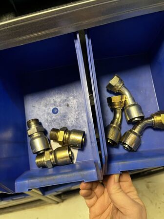 Div. Varelager til hydraulik