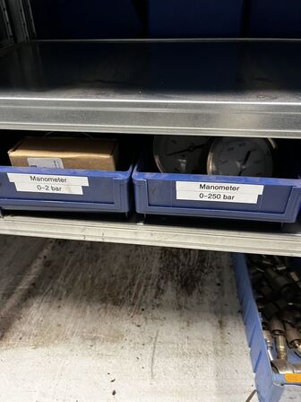 Div. Varelager til hydraulik