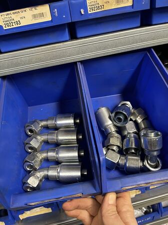 Div. Varelager til hydraulik