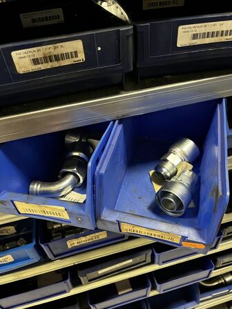 Div. Varelager til hydraulik