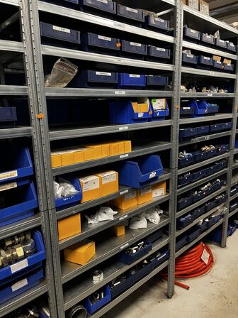 Div. Varelager til hydraulik