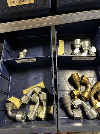 Div. Varelager til hydraulik