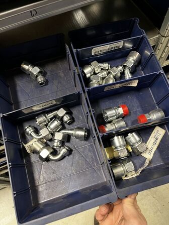 Div. Varelager til hydraulik