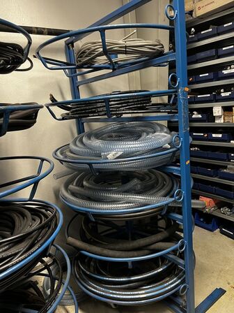 Stativ m. Hydraulikslanger