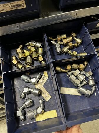 Div. Varelager til hydraulik