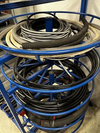 Stativ m. Hydraulikslanger