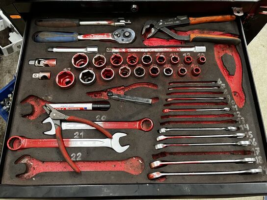 Værkstedsvogn m. Værktøj