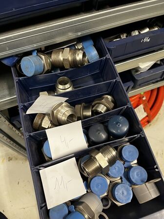 Div. Varelager til hydraulik