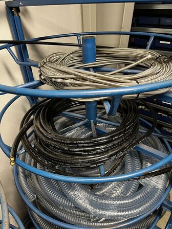 Stativ m. Hydraulikslanger