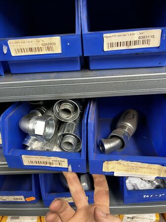 Div. Varelager til hydraulik