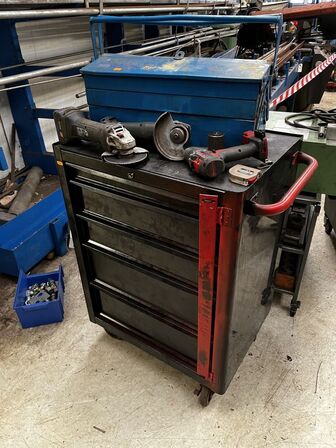 Værkstedsvogn m. Værktøj